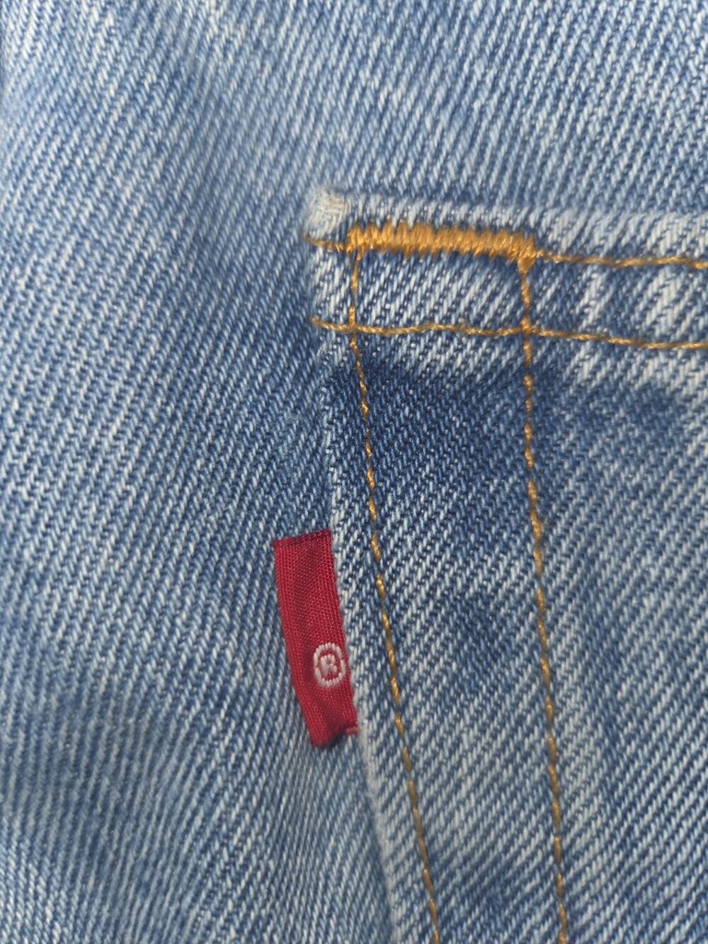 Levi's 505 Jeans 30"x34" Blue 100% Cotton Non-Stretc Regular Fit Medium Wash NWT - Picture 11 of 14